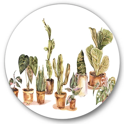 Designart - Indoor House Plants Urban Jungle I