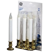 StayBright® 9.75" Flickering LED Window Candles, 6ct.