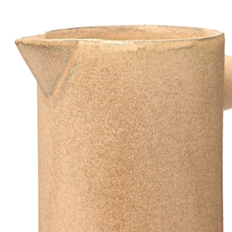 Hello Honey® 6.3" Brown Stoneware Pitcher