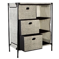 Simplify Black 6 Grid Storage Organizer