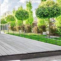 NEX™ Metal Panel Arch Garden Fence, 10ct.