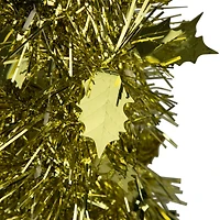 6ft. Unlit Gold Tinsel Pop-Up Artificial Christmas Tree