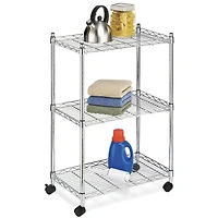 Whitmor Supreme Silver 3 Tier Cart