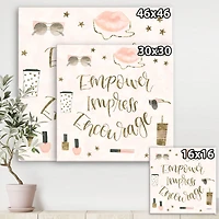 Designart - Glam Pink Ladies V