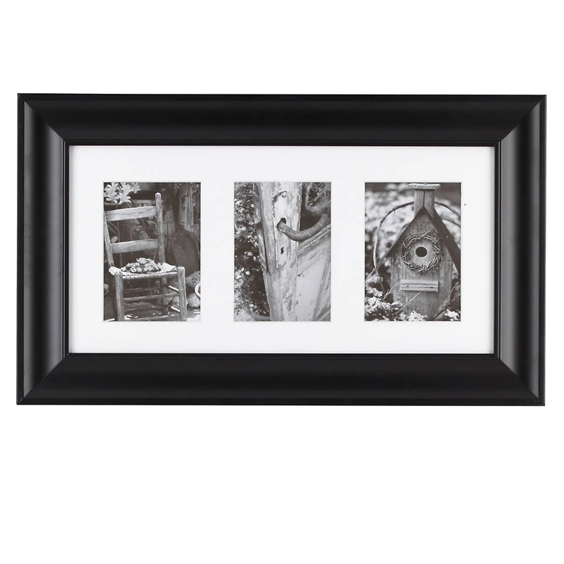 8 Pack: Black 10" x 20" 3 Opening Gallery Frame by Studio Décor®