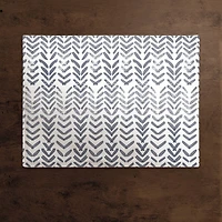 Herringbone Pattern 18" x 14" Poly Twill Placemat