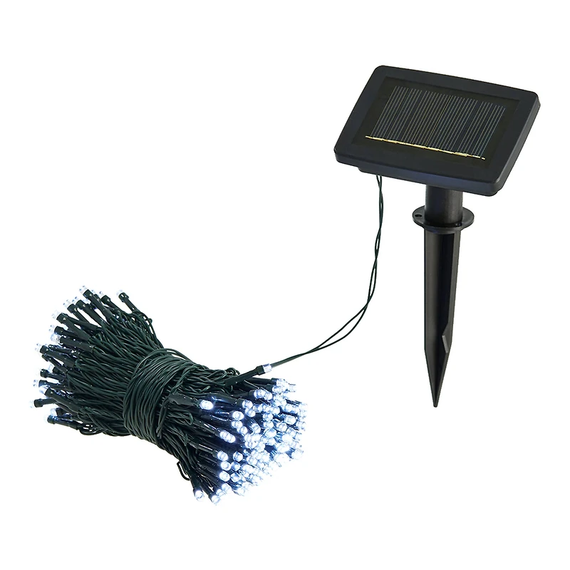 Glitzhome® 72ft. 200ct. LED Solar String Lights