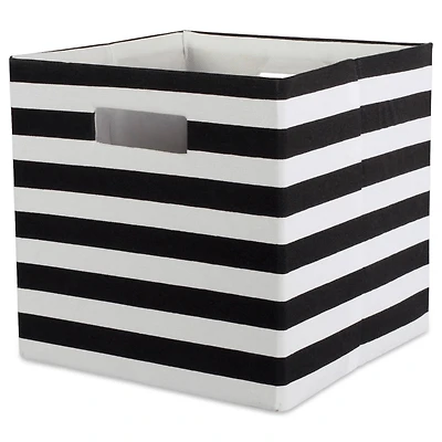 DII® 11" Polyester Stripes Storage Cube