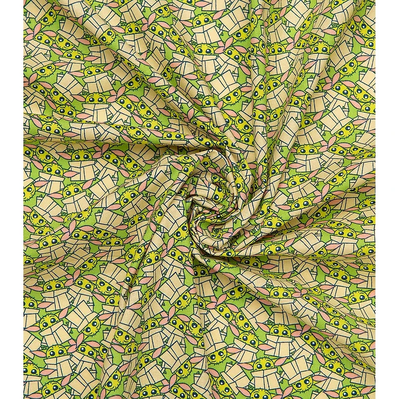 The Mandalorian Grogu Stack Precut Cotton Fabric