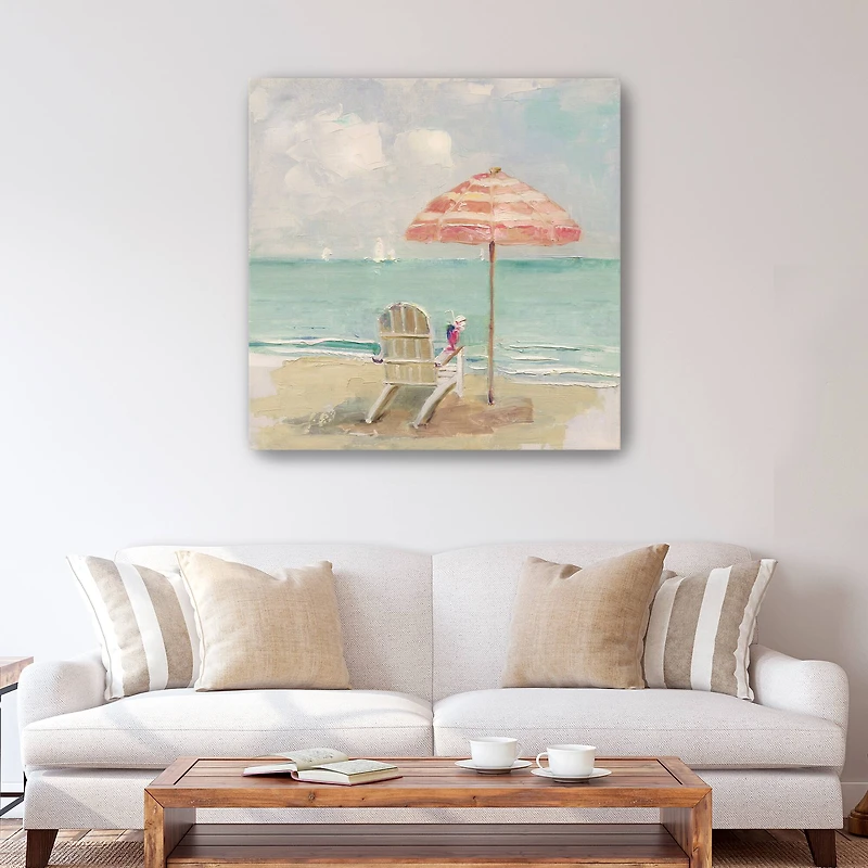 Beach Life I Canvas Giclee