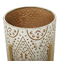 Brown Bohemian Planter, Set of 2" 23", 19"