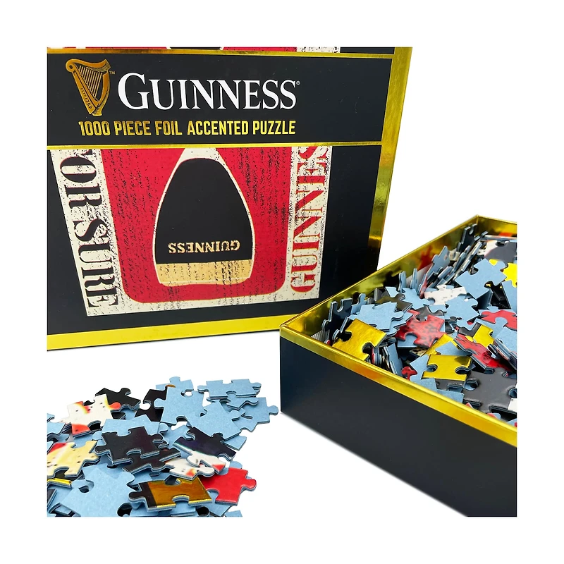 Guinness Foil Accented Puzzle - Retro: 1000 Pcs