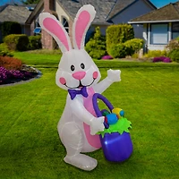 4ft. Inflatable Waving Easter Bunny