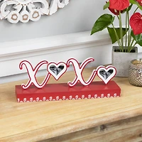 12" Valentine's Day Heart & Floral "XOXO" Photo Frame 