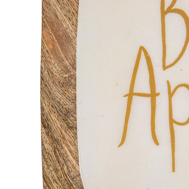 Hello Honey® Bon Apetit Enameled Mango Wood Tray Set