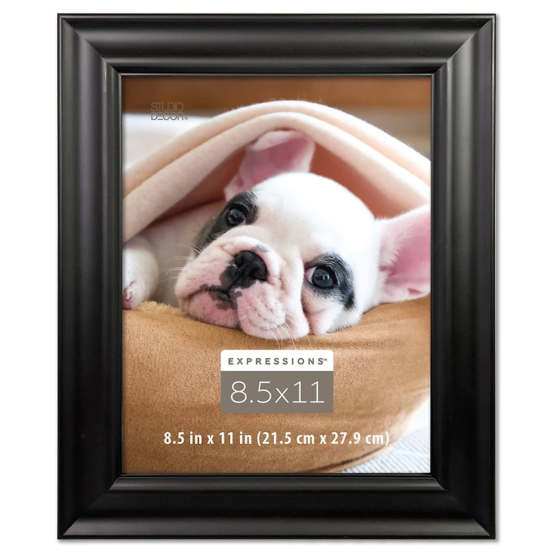 Expressions™  8.5" x 11" Black Document Frame by Studio Décor®