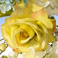 4" Spring Flowers Garland