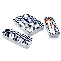Welaxy Felt 3 Piece Polka Dot Drawer Organizer Set