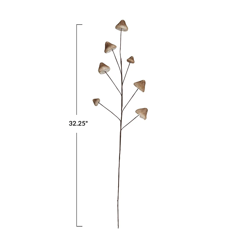 Hello Honey® 32" Brown Mushroom Spray