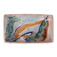 Hello Honey® 7" Square Abstract Artistry Stoneware Bowl