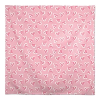 58" Pink Cute Hearts Pattern Tablecloth