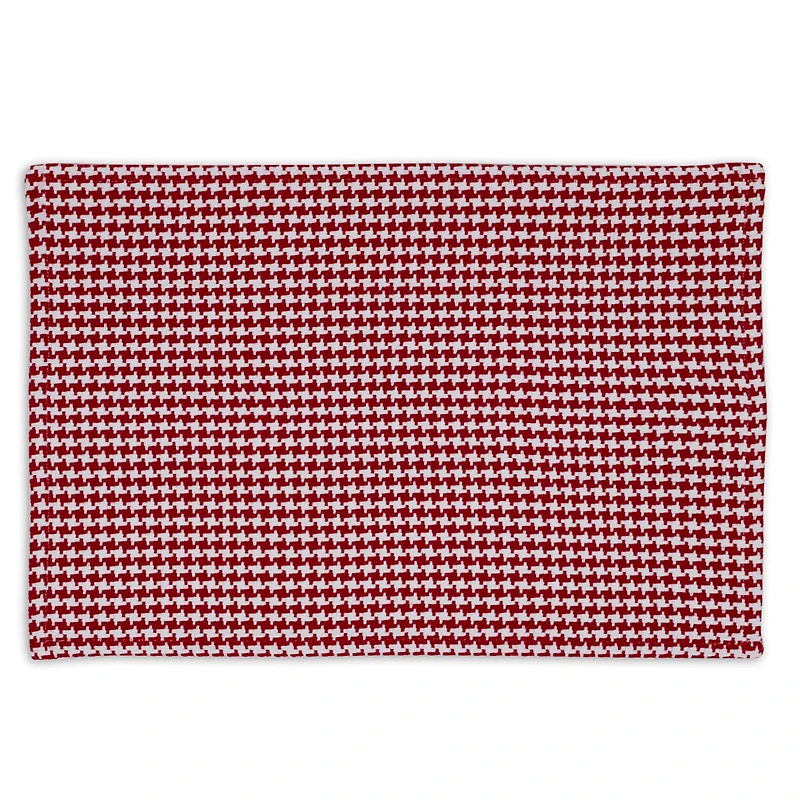 Tango Houndstooth Placemat Set, 13" x 19", 6 Piece