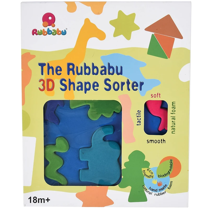 Rubbabu® 3D Shape Sorter Animal Puzzle