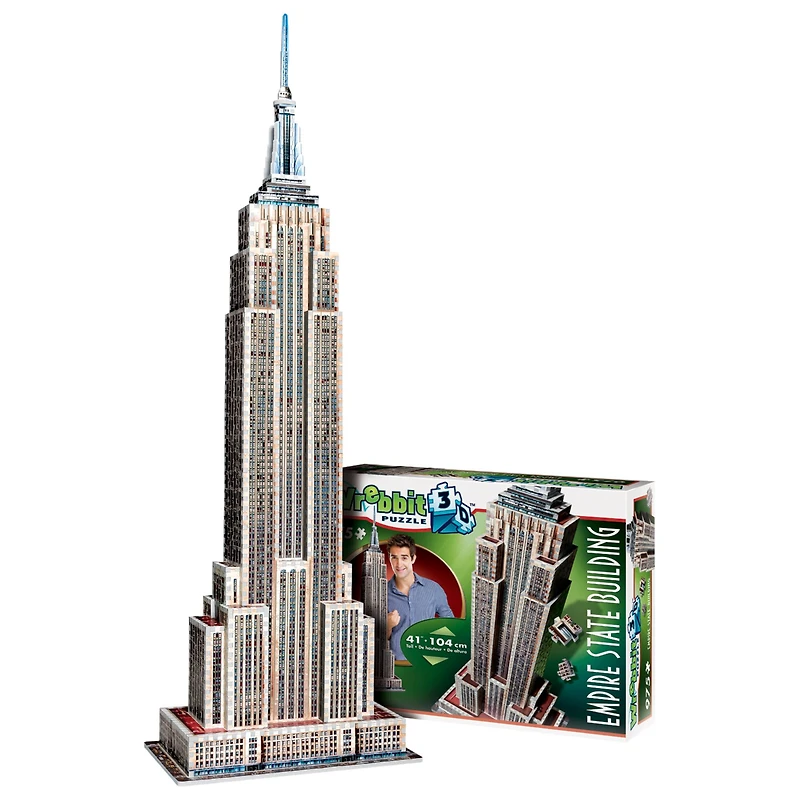 Wrebbit 3D Puzzle™ Empire State Building 975 Piece Puzzle