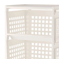 Design Ideas® 3-Tier Basket Shelf Rolling Cart