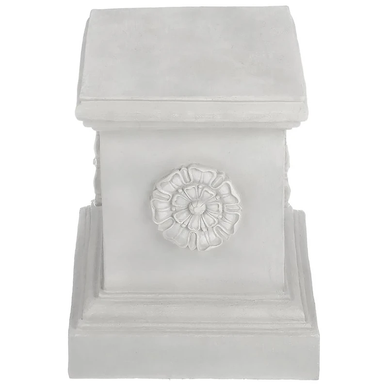 Design Toscano 20" English Rosette Garden Sculptural Plinth