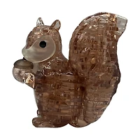 3D Crystal Puzzle - Squirrel (Brown): 55 Pcs