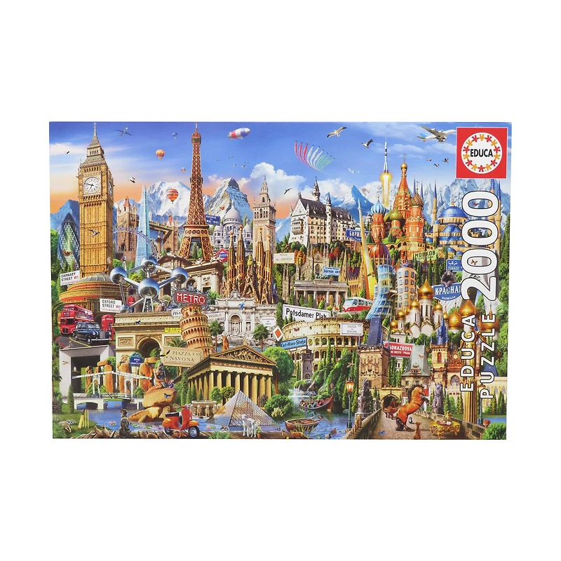 Europe Landmarks: 2000 Pcs