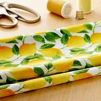 Lemon Cotton Fabric by Loops & Threads™