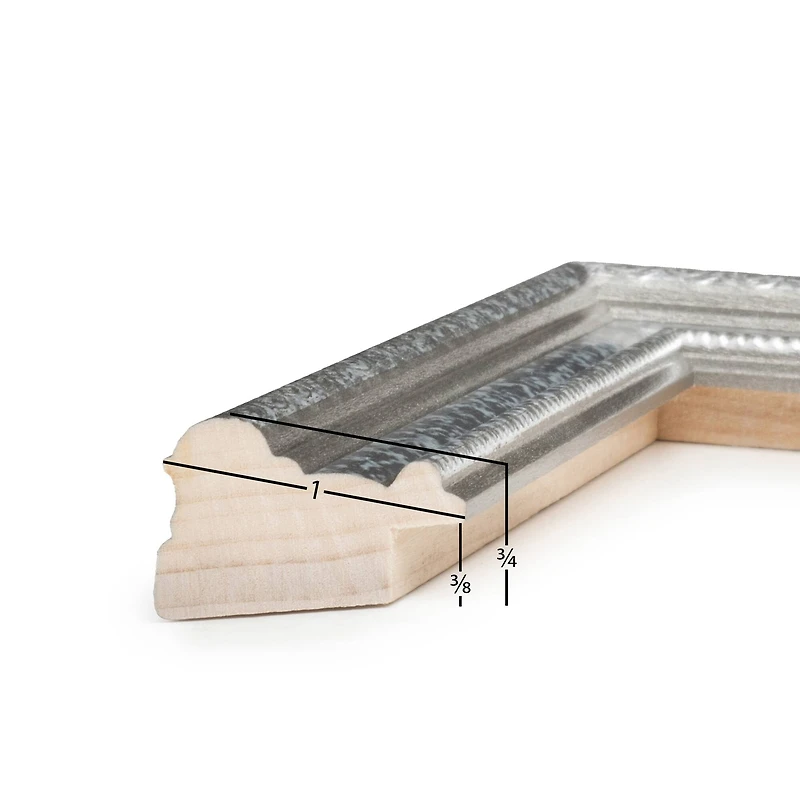 Frame USA American Value Medium Silver Single Image Picture Frame