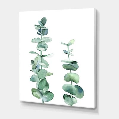 Designart - Silver Blue Eucalyptus Branch