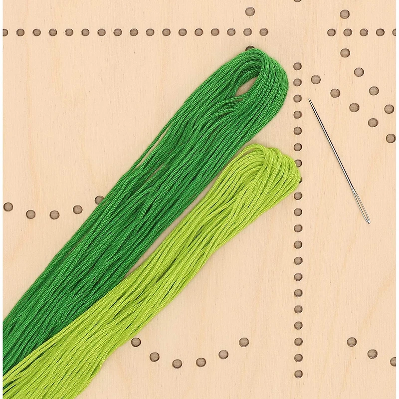 Leisure Arts® Clover Stitched String Art Shadow Box Kit