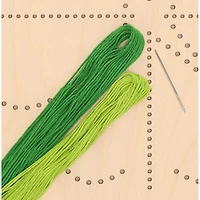 Leisure Arts® Clover Stitched String Art Shadow Box Kit