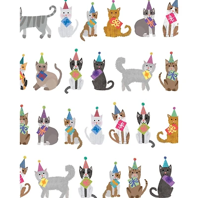 JAM Paper Party Cats Design Tissue Paper, 12ct.