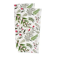 DII® Holiday Sprigs Printed Dishtowel Set