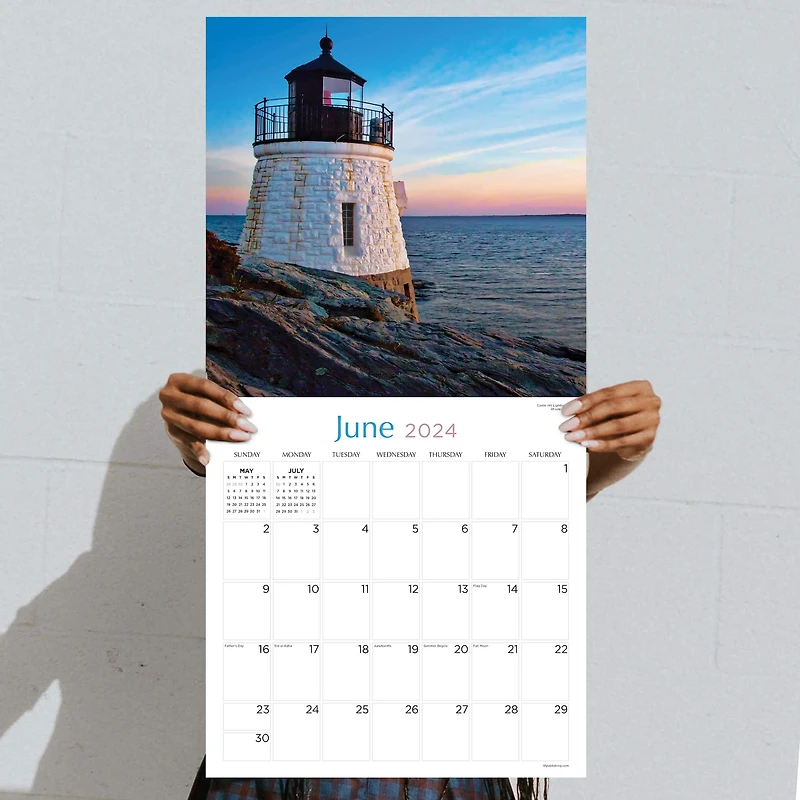 TF Publishing Lighthouses Wall Calendar
