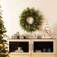 Glitzhome® 5.5" Christmas Resin Gingerbread House Table Decor Set