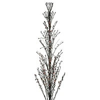 9ft. Orange LED Lighted Halloween Cascade Twig Tree