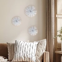 Habitat Decor White & Gold Starburst Metal Wall Art Set 