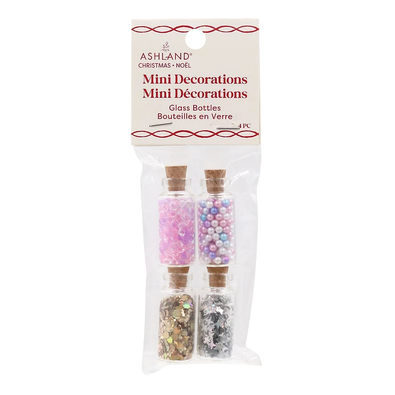 Mini Glass Bottle Decorations by Ashland®