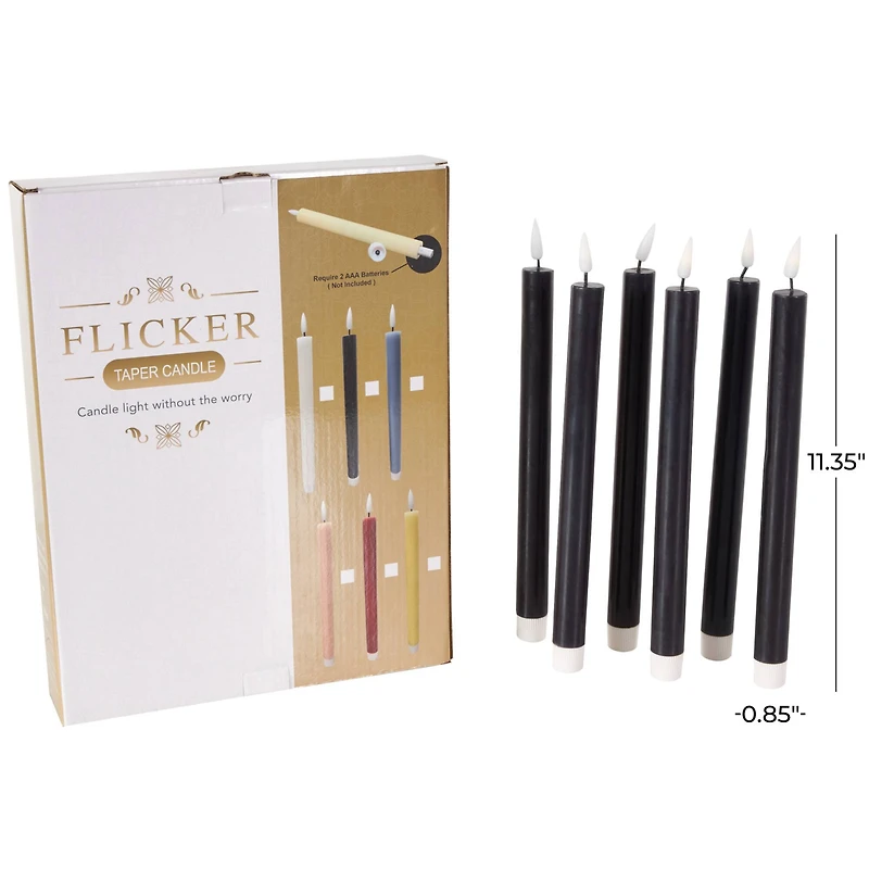 11" Flameless Wax Candles with Remote Control