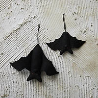 Hello Honey® Black Wool Felt Bat Ornament