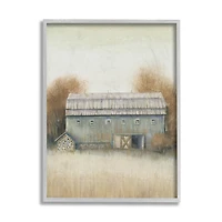 Stupell Industries Autumn Barn Doors Vintage Farm Landscape Wall Art