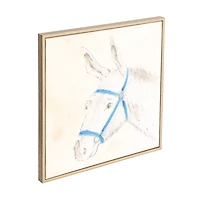 Hello Honey® 18" x 18" Donkey Wall Art