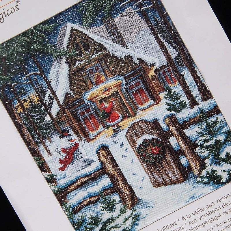 Charivna Mit Cross Stitch Kit On The Eve Of The Holidays