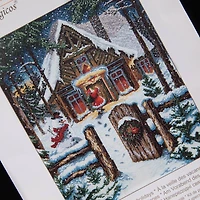 Charivna Mit Cross Stitch Kit On The Eve Of The Holidays